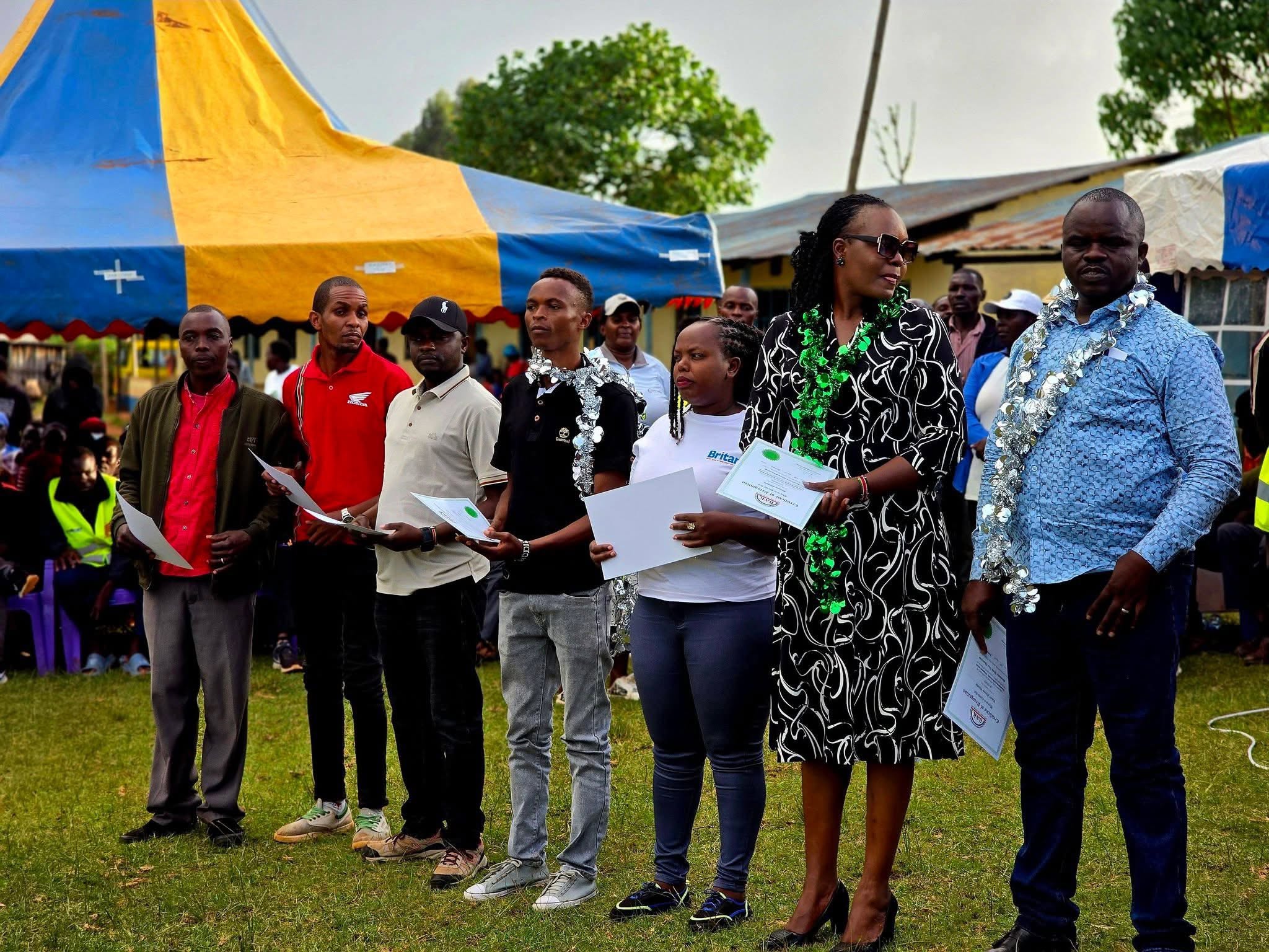 Children supported by the Gideon Lusweti Foundation